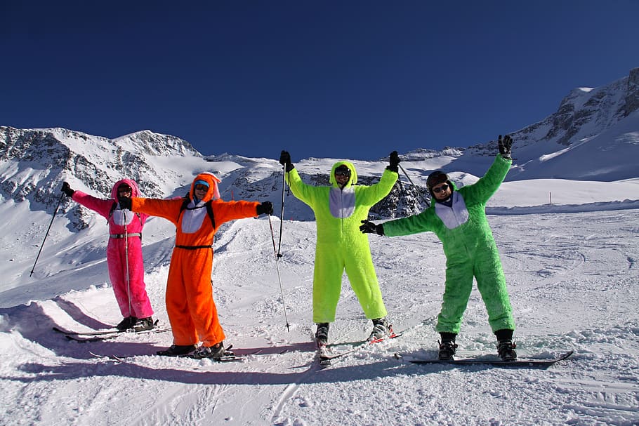 mountain skiing outfits skiutstyr fjell ski skiklær